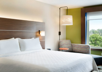 Image of hotel room at Holiday Inn hotel