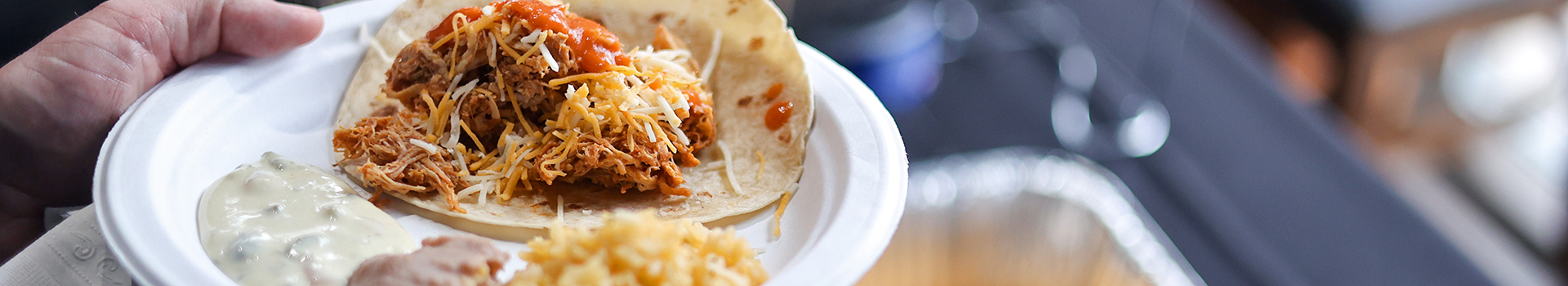 Photo of a plate of tacos