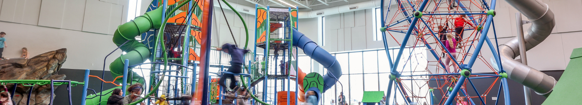Image of indoor playground structure