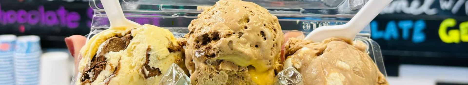 Image of 3 scoops of ice cream
