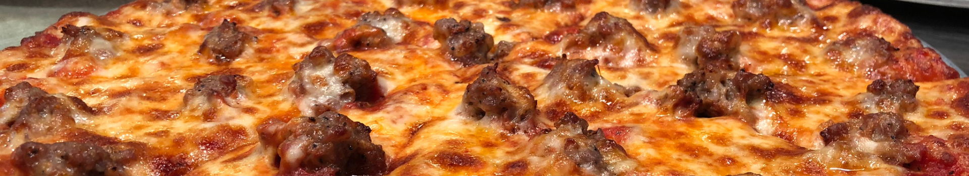 Image of a sausage pizza