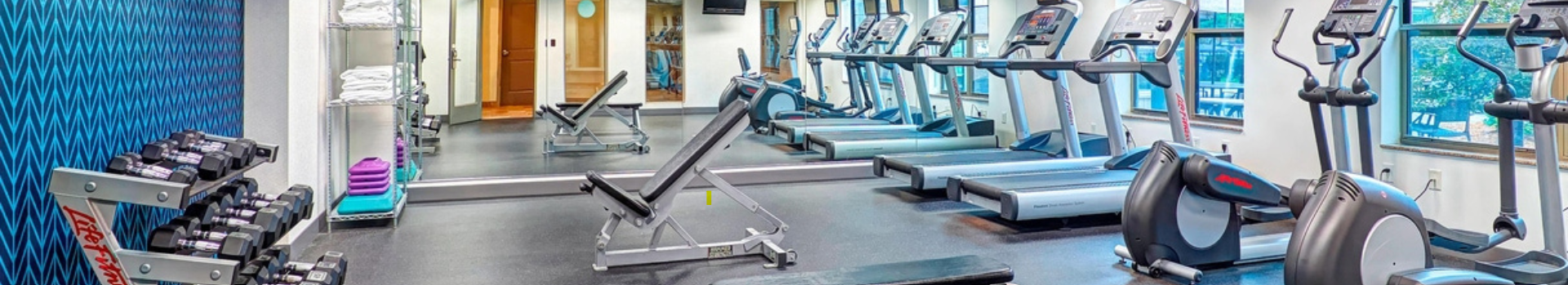 Image of a workout facility at a hotel